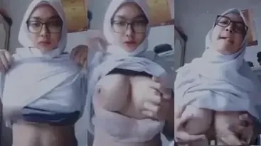 Jilbab Nadira Ukhti Buka Bukaan Viral Hot TikTok poster