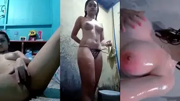 Kiriman Rekaman Cewek Cantik Mandi Basah Kuyup poster